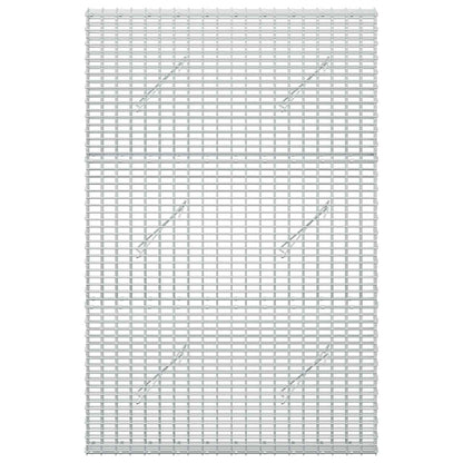 Gabion with 5 mm Wire and 5x2.5 cm Mesh 100x10x150 cm