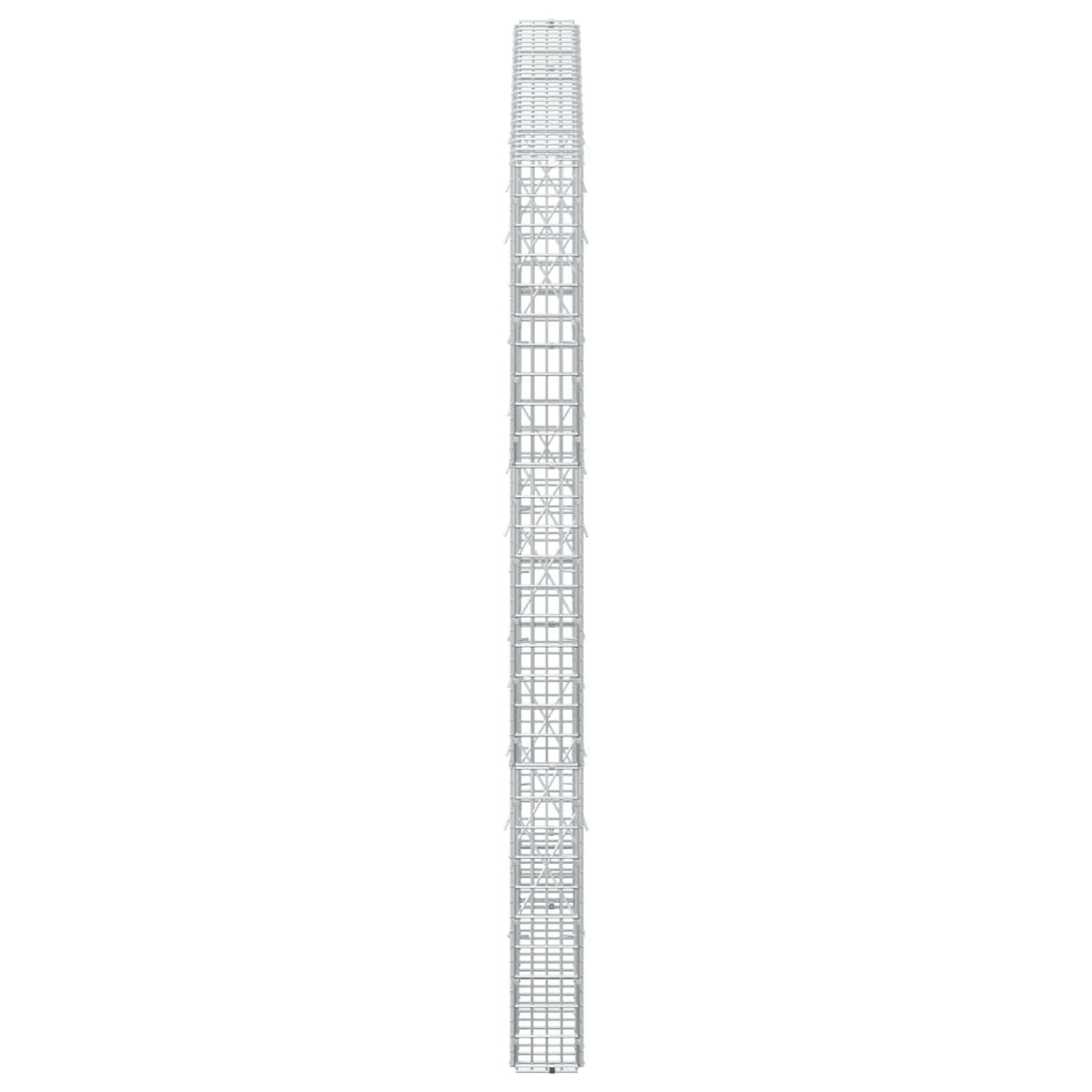 Gabion with 5 mm Wire and 5x2.5 cm Mesh 150x10x150 cm