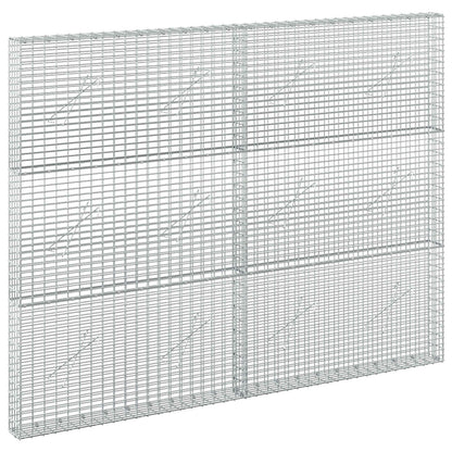 Gabion with 5 mm Wire and 5x2.5 cm Mesh 200x10x150 cm