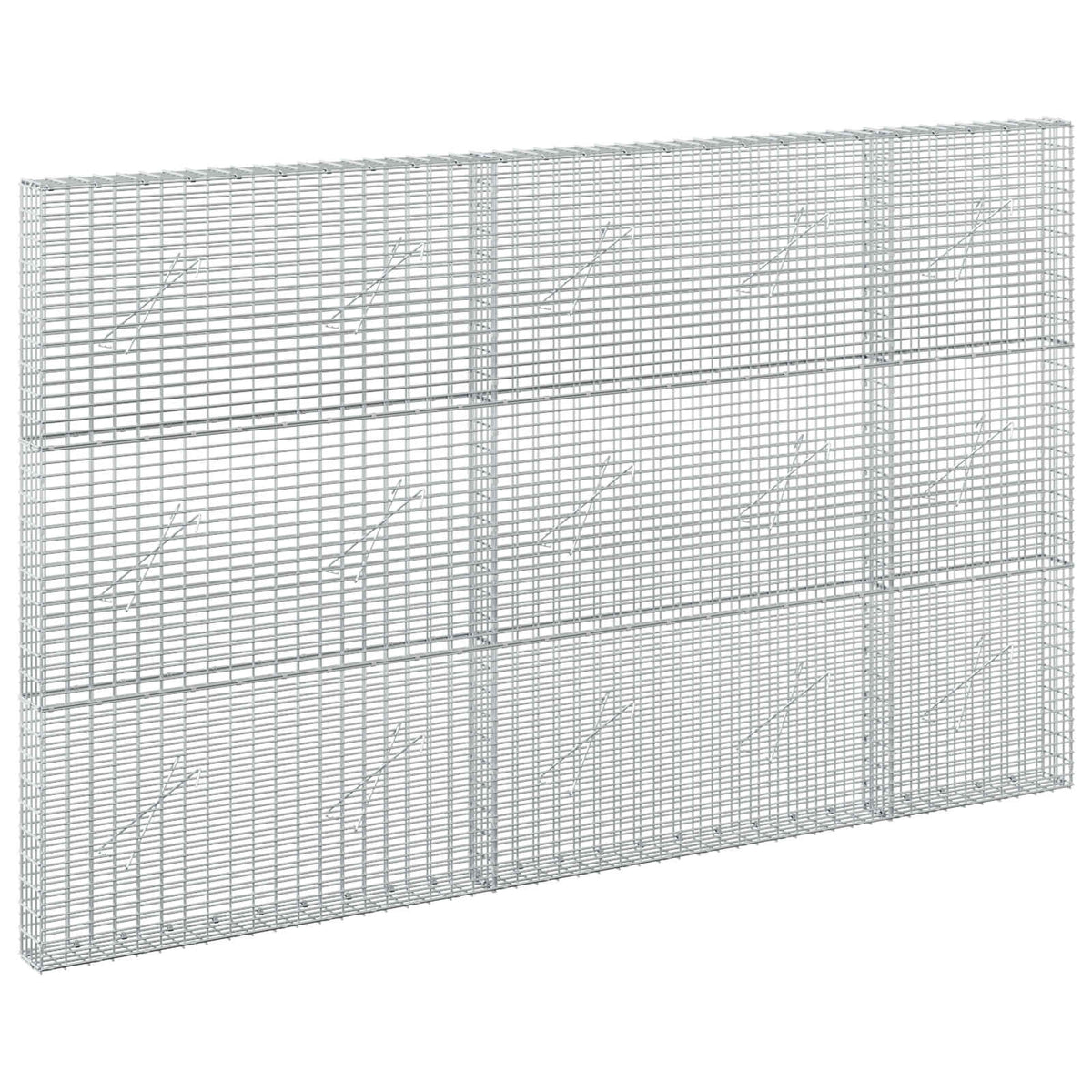 Gabion with 5 mm Wire and 5x2.5 cm Mesh 250x10x150 cm