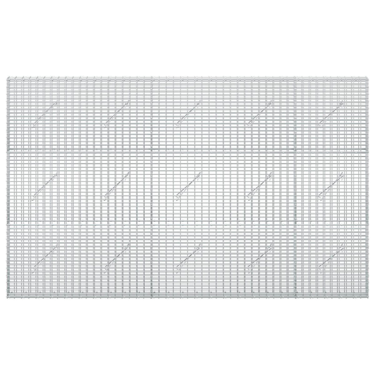 Gabion with 5 mm Wire and 5x2.5 cm Mesh 250x10x150 cm