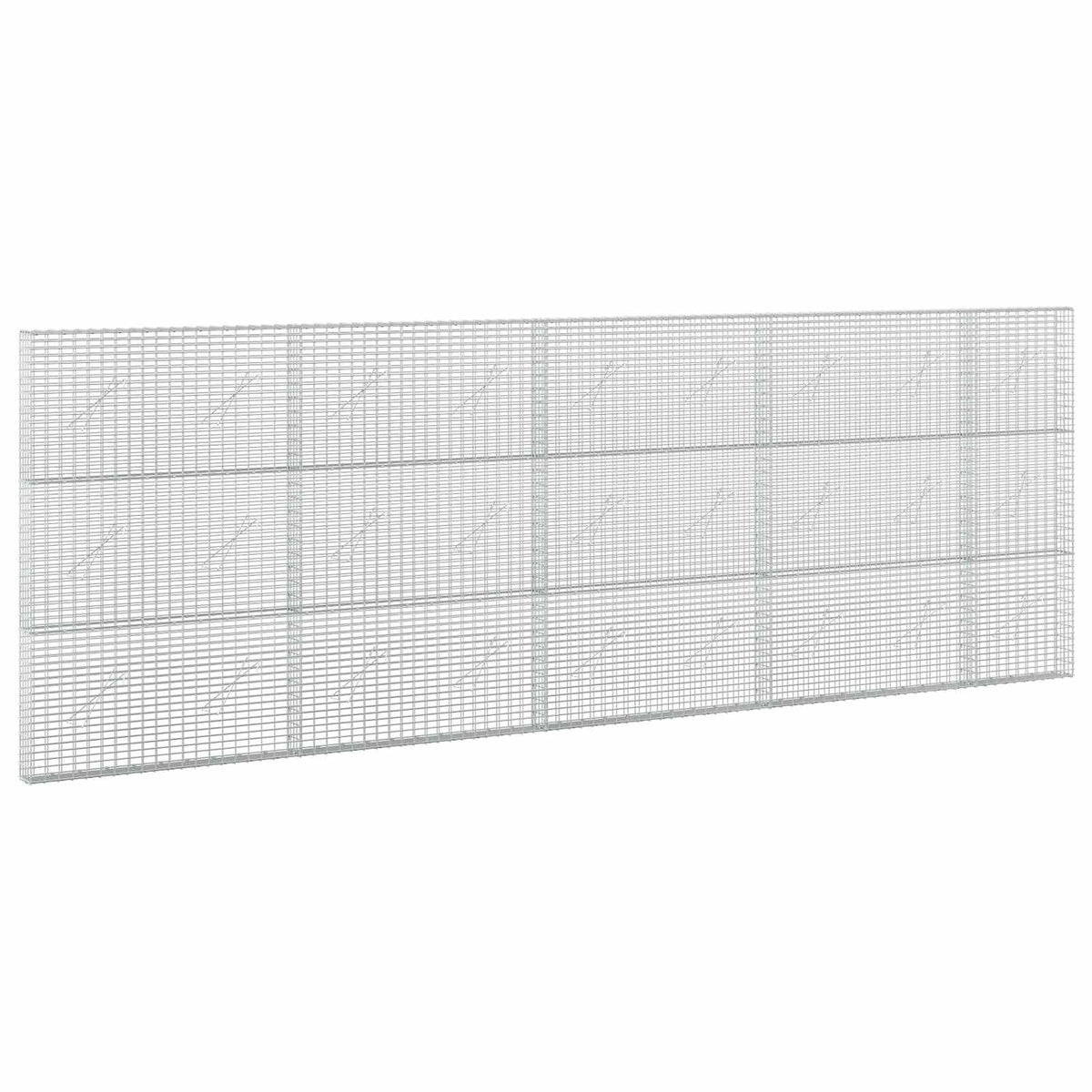Gabion with 5 mm Wire and 5x2.5 cm Mesh 450x10x150 cm