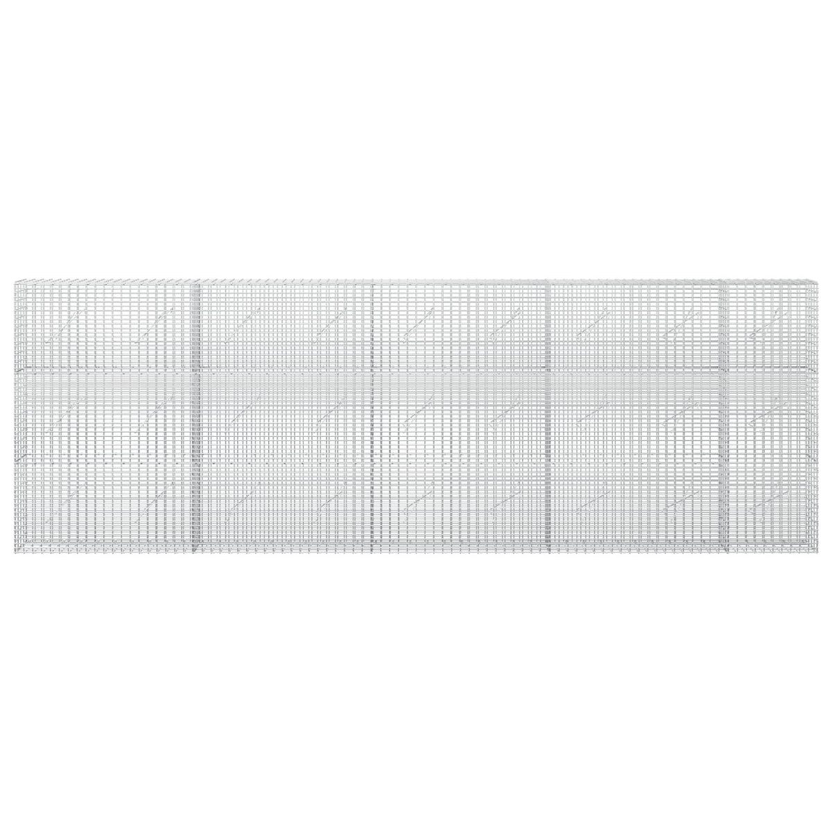 Gabion with 5 mm Wire and 5x2.5 cm Mesh 450x10x150 cm
