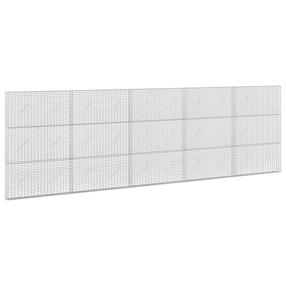 Gabion with 5 mm Wire and 5x2.5 cm Mesh 500x10x150 cm