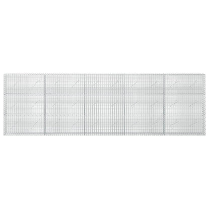 Gabion with 5 mm Wire and 5x2.5 cm Mesh 500x10x150 cm