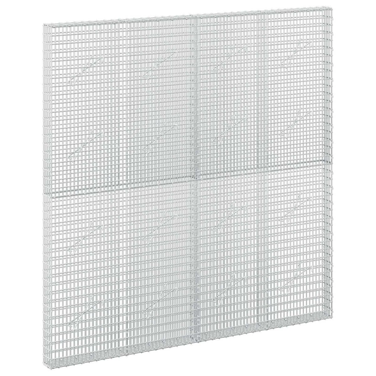 Gabion with 5 mm Wire and 5x2.5 cm Mesh 200x10x200 cm