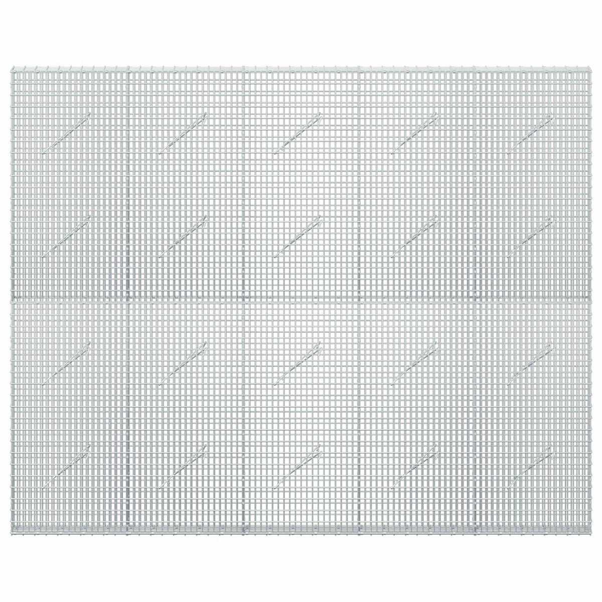 Gabion with 5 mm Wire and 5x2.5 cm Mesh 250x10x200 cm