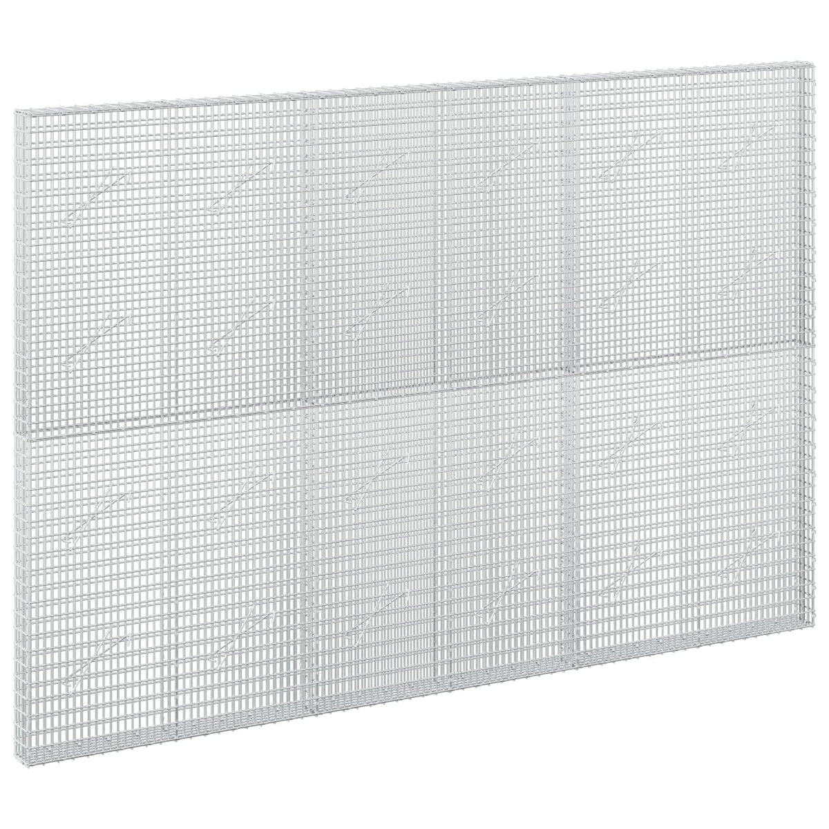 Gabion with 5 mm Wire and 5x2.5 cm Mesh 300x10x200 cm