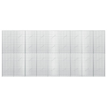 Gabion with 5 mm Wire and 5x2.5 cm Mesh 450x10x200 cm