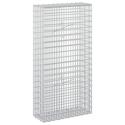 Gabion with 5 mm Wire and 5x2.5 cm Mesh 50x20x100 cm
