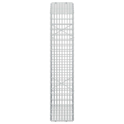 Gabion with 5 mm Wire and 5x2.5 cm Mesh 50x20x100 cm