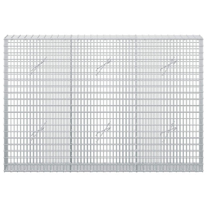 Gabion with 5 mm Wire and 5x2.5 cm Mesh 150x20x100 cm