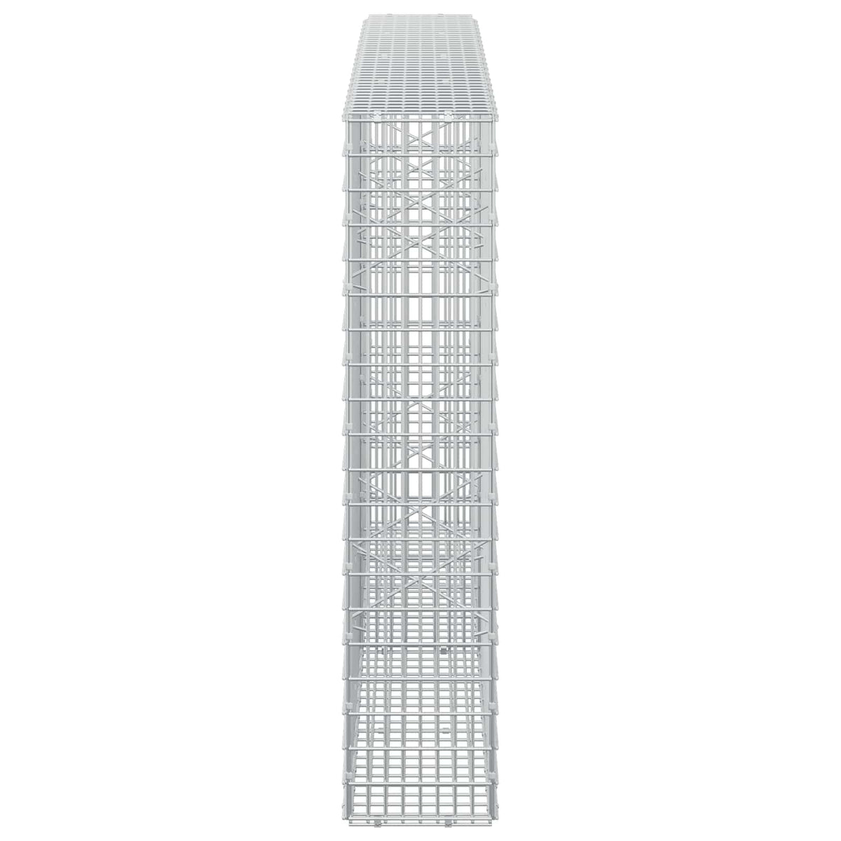 Gabion with 5 mm Wire and 5x2.5 cm Mesh 200x20x100 cm