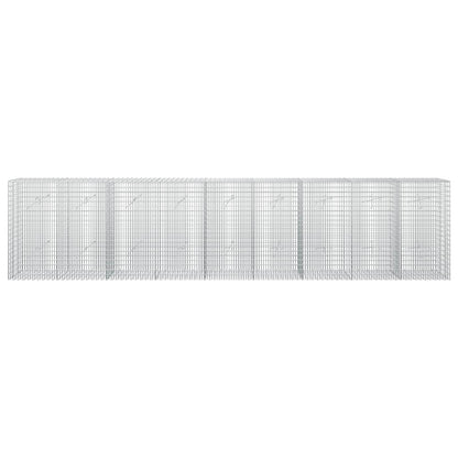 Gabion with 5 mm Wire and 5x2.5 cm Mesh 450x20x100 cm