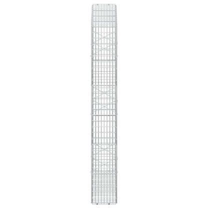 Gabion with 5 mm Wire and 5x2.5 cm Mesh 100x20x150 cm