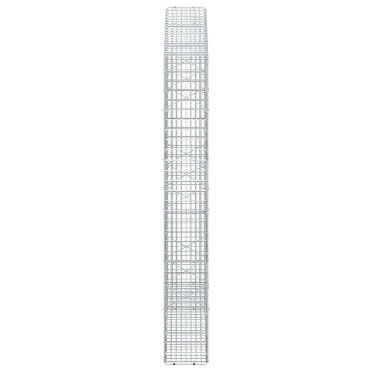 Gabion with 5 mm Wire and 5x2.5 cm Mesh 150x20x150 cm