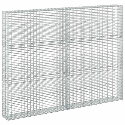 Gabion with 5 mm Wire and 5x2.5 cm Mesh 200x20x150 cm