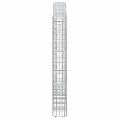 Gabion with 5 mm Wire and 5x2.5 cm Mesh 200x20x150 cm