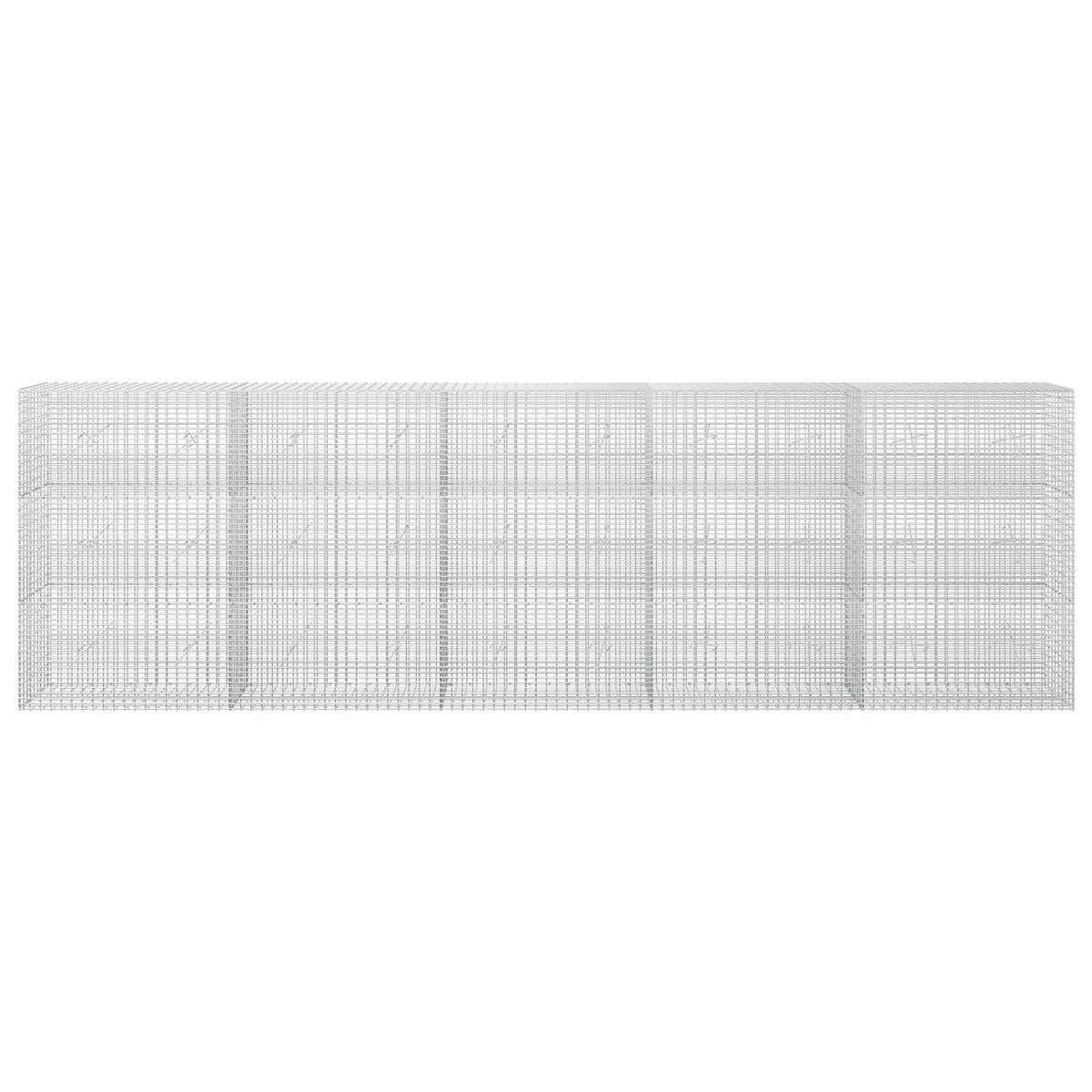 Gabion with 5 mm Wire and 5x2.5 cm Mesh 500x20x150 cm