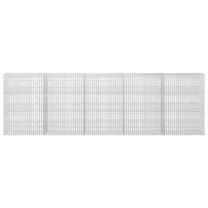Gabion with 5 mm Wire and 5x2.5 cm Mesh 500x20x150 cm