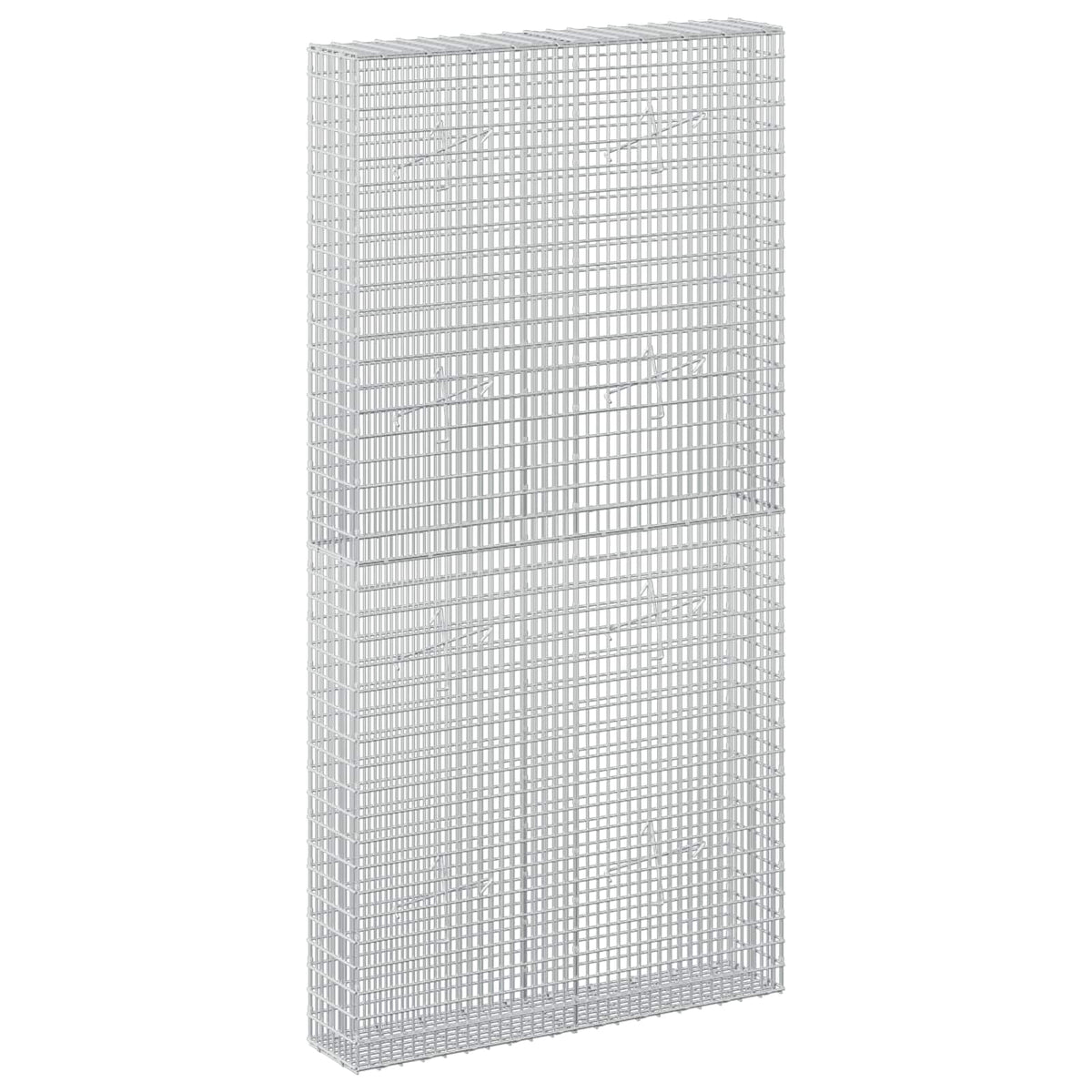Gabion with 5 mm Wire and 5x2.5 cm Mesh 100x20x200 cm