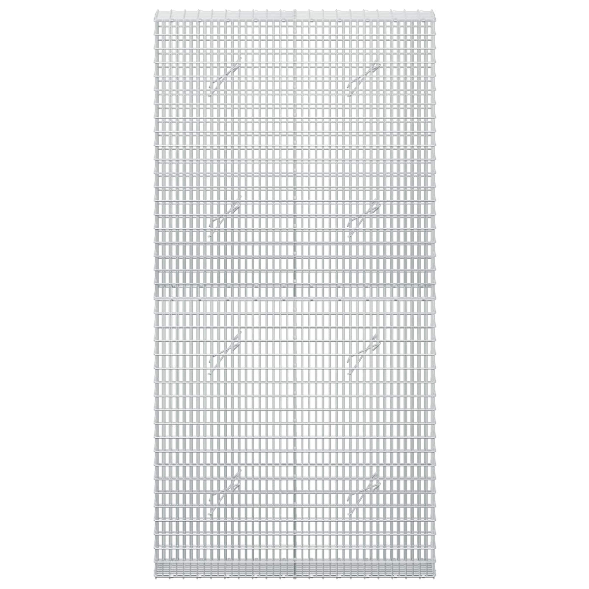 Gabion with 5 mm Wire and 5x2.5 cm Mesh 100x20x200 cm