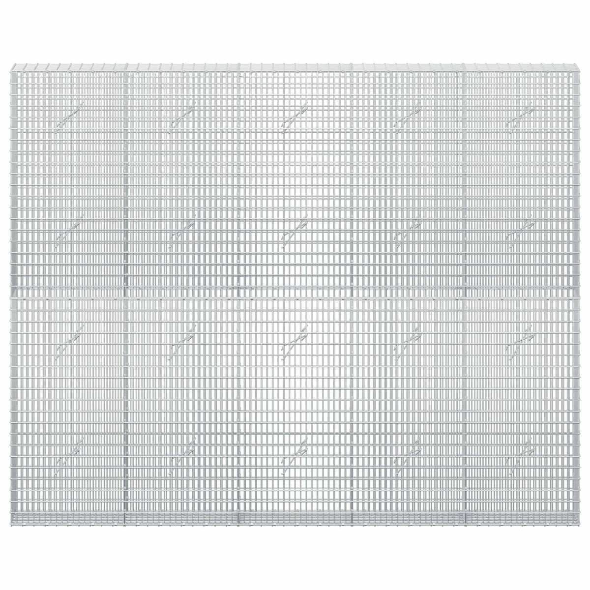 Gabion with 5 mm Wire and 5x2.5 cm Mesh 250x20x200 cm