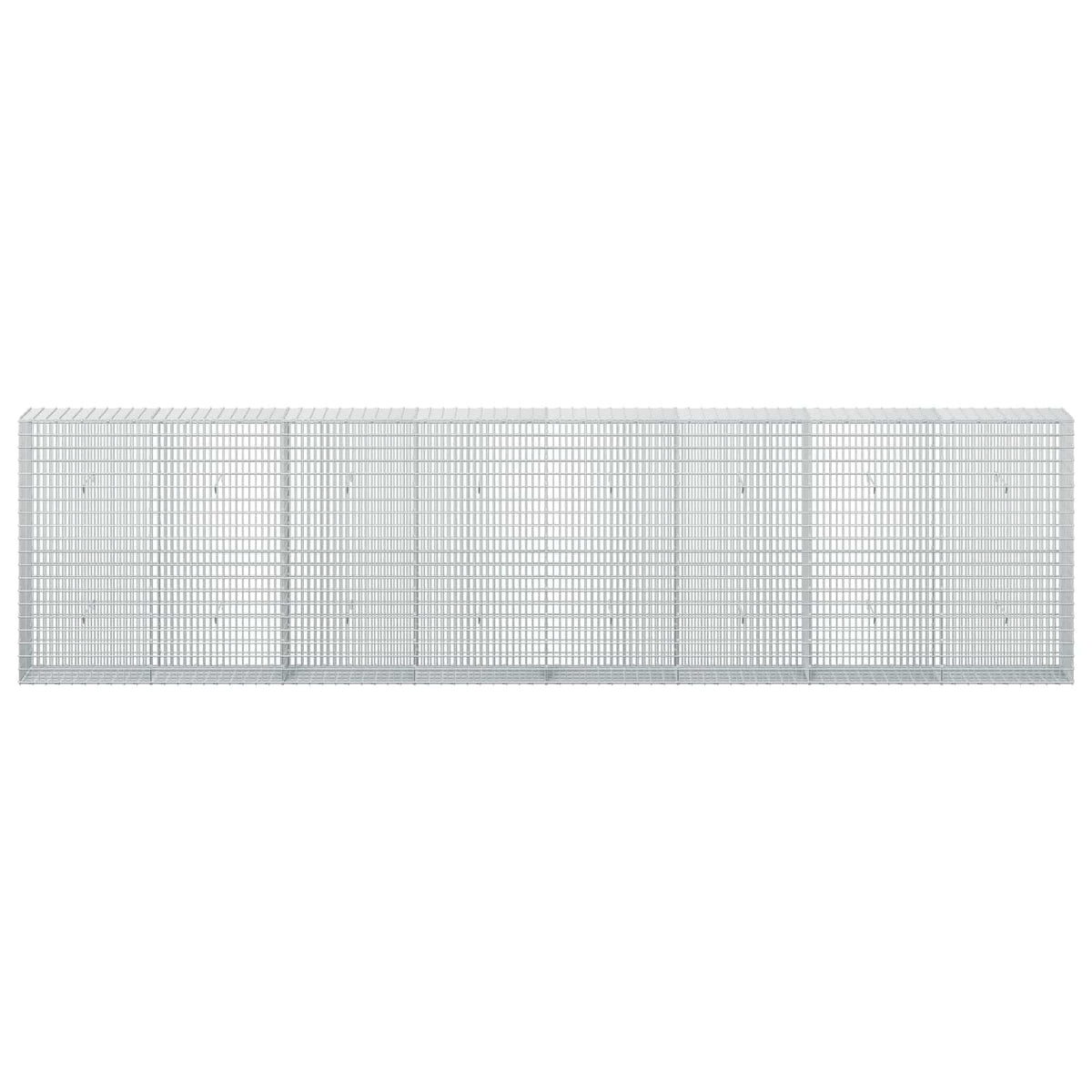 Gabion with 5 mm Wire and 5x2.5 cm Mesh 400x30x100 cm