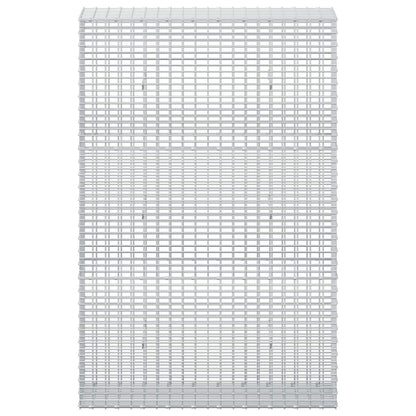 Gabion with 5 mm Wire and 5x2.5 cm Mesh 100x30x150 cm