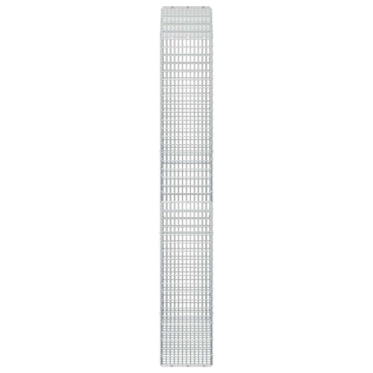 Gabion with 5 mm Wire and 5x2.5 cm Mesh 100x30x200 cm