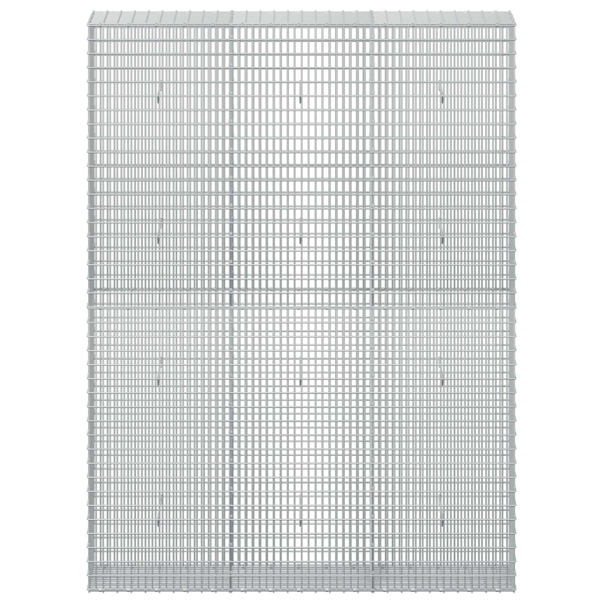 Gabion with 5 mm Wire and 5x2.5 cm Mesh 150x30x200 cm