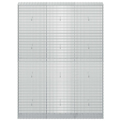 Gabion with 5 mm Wire and 5x2.5 cm Mesh 150x30x200 cm