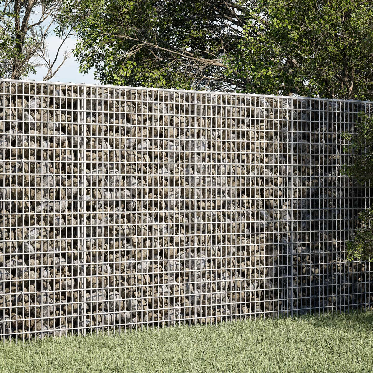 Gabion with 5 mm Wire and 5x2.5 cm Mesh 100x50x100 cm