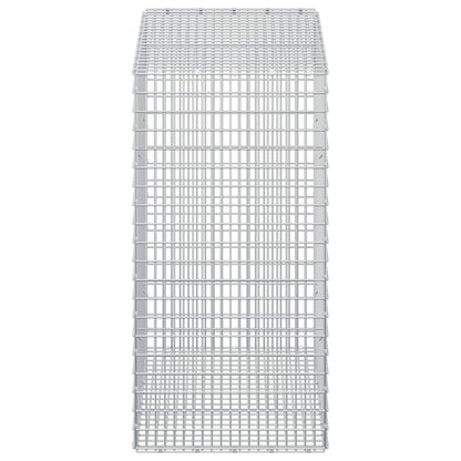 Gabion with 5 mm Wire and 5x2.5 cm Mesh 100x50x100 cm