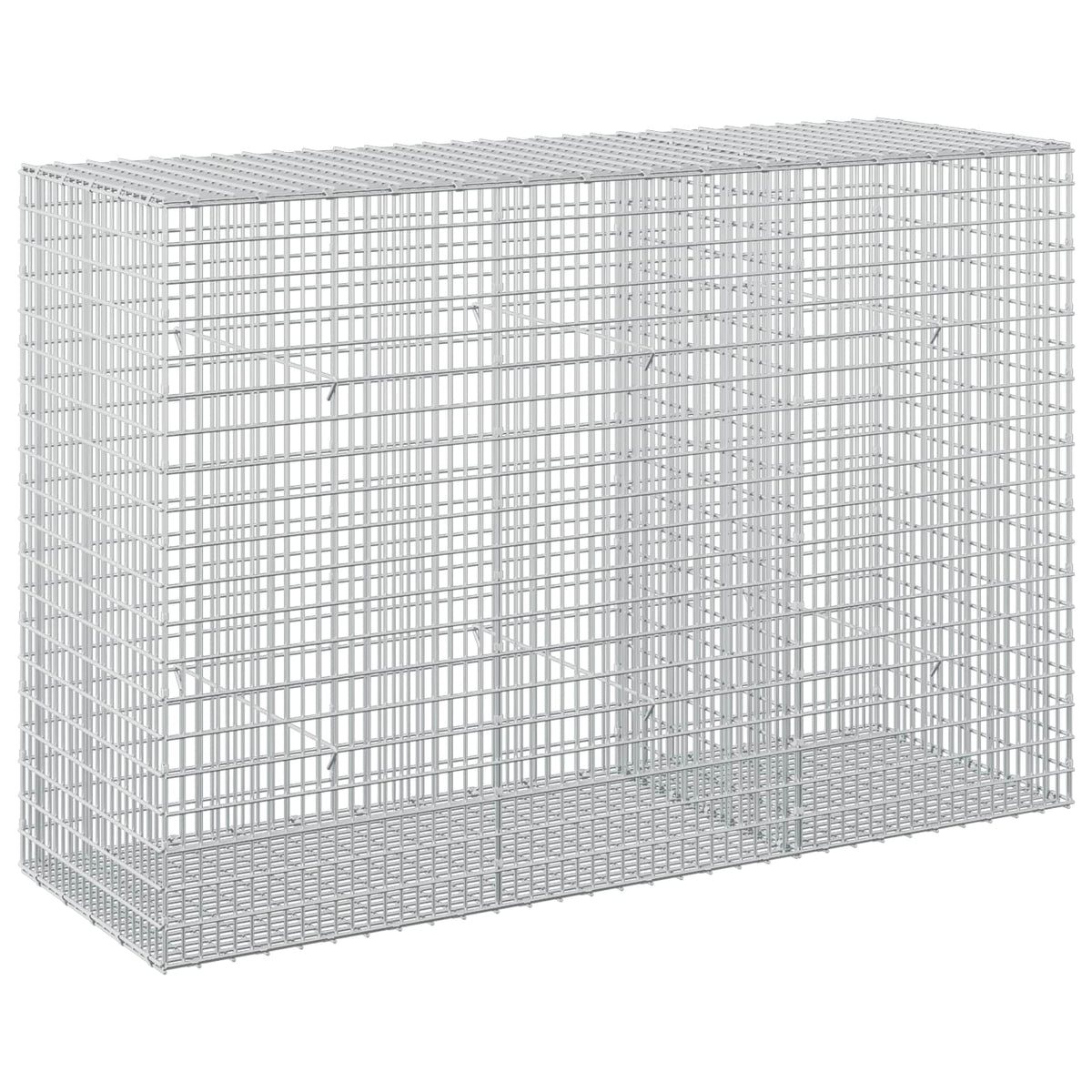 Gabion with 5 mm Wire and 5x2.5 cm Mesh 150x50x100 cm