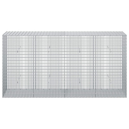 Gabion with 5 mm Wire and 5x2.5 cm Mesh 200x50x100 cm