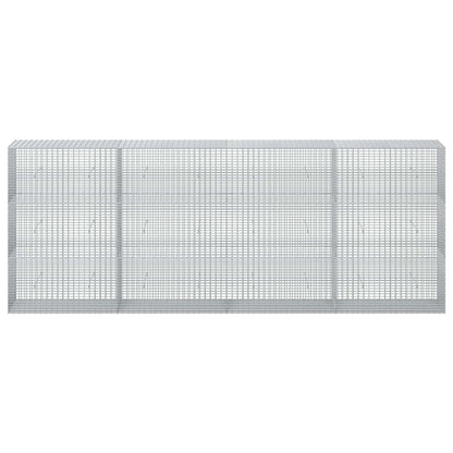 Gabion with 5 mm Wire and 5x2.5 cm Mesh 400x50x150 cm