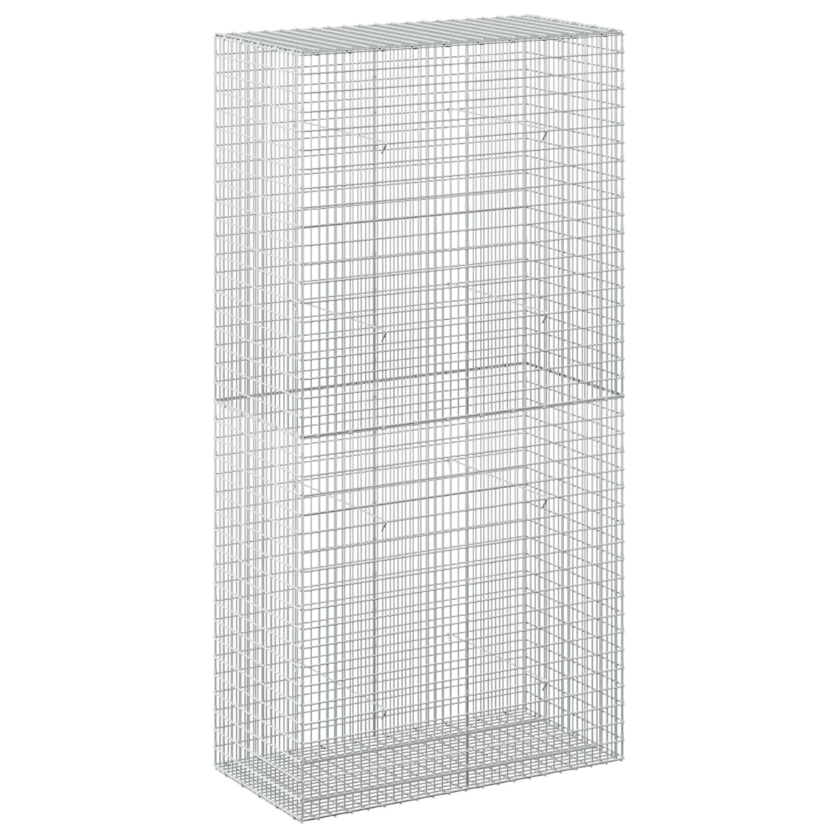 Gabion with 5 mm Wire and 5x2.5 cm Mesh 100x50x200 cm