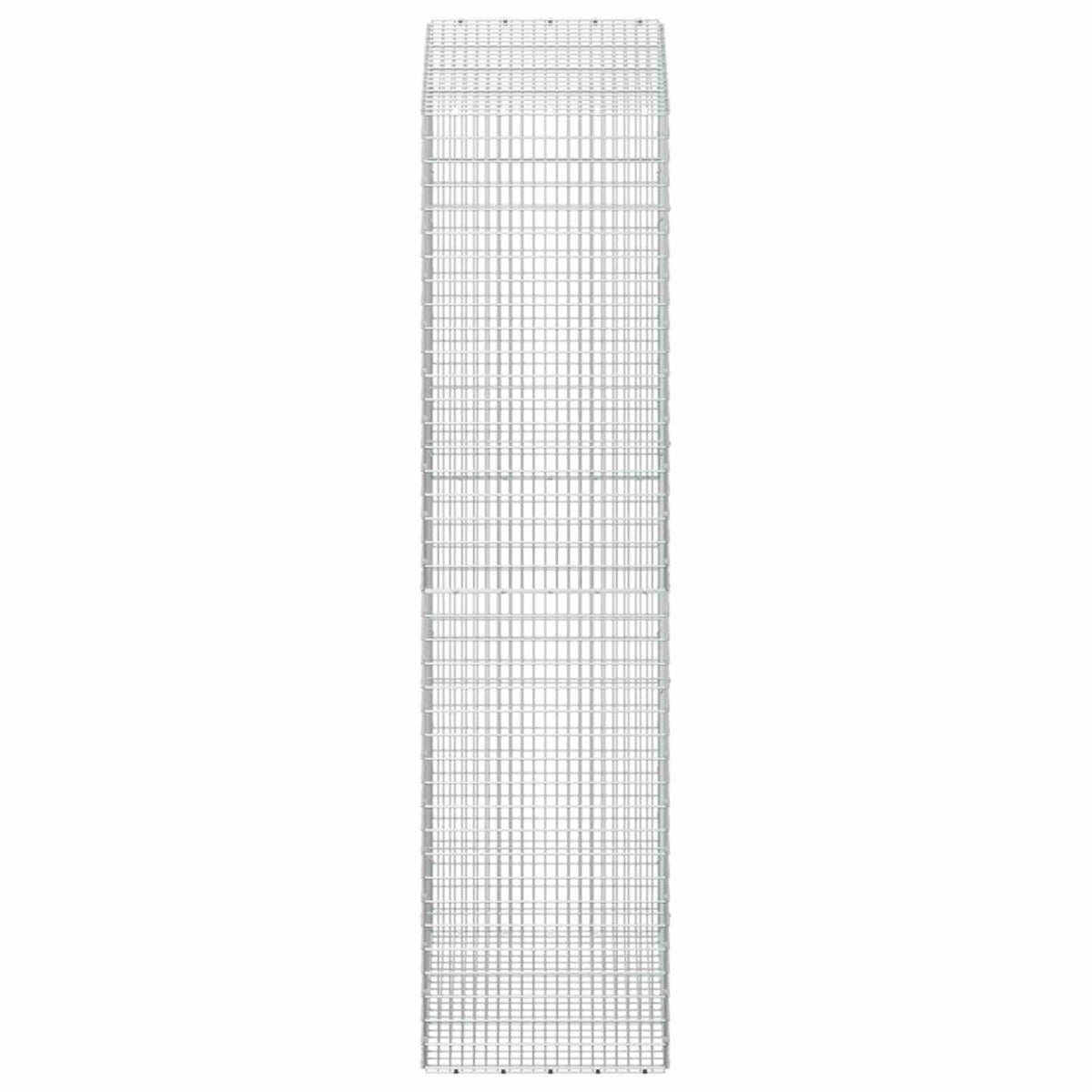 Gabion with 5 mm Wire and 5x2.5 cm Mesh 100x50x200 cm