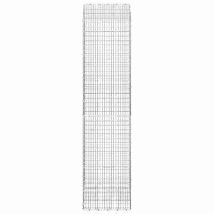 Gabion with 5 mm Wire and 5x2.5 cm Mesh 100x50x200 cm