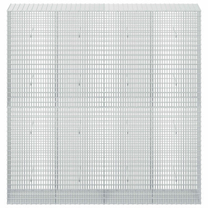 Gabion with 5 mm Wire and 5x2.5 cm Mesh 200x50x200 cm
