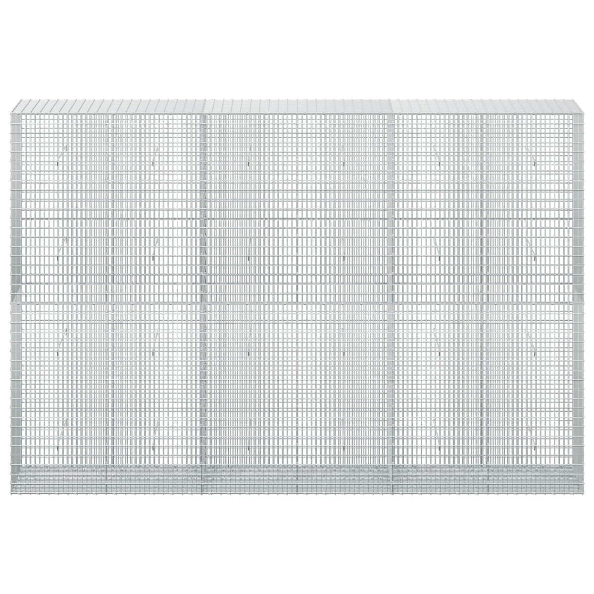 Gabion with 5 mm Wire and 5x2.5 cm Mesh 300x50x200 cm
