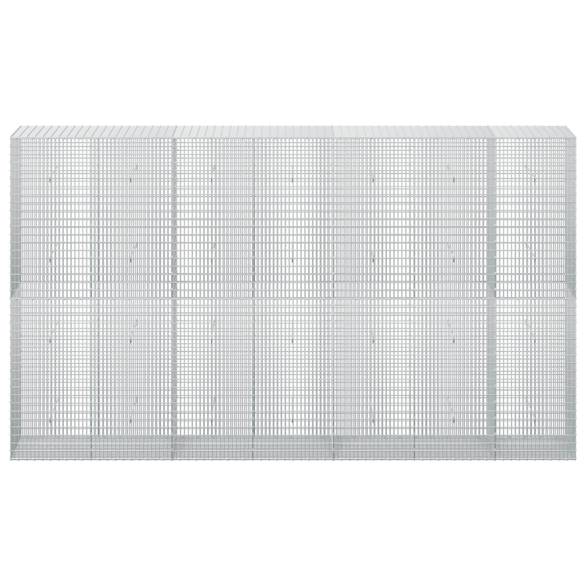 Gabion with 5 mm Wire and 5x2.5 cm Mesh 350x50x200 cm