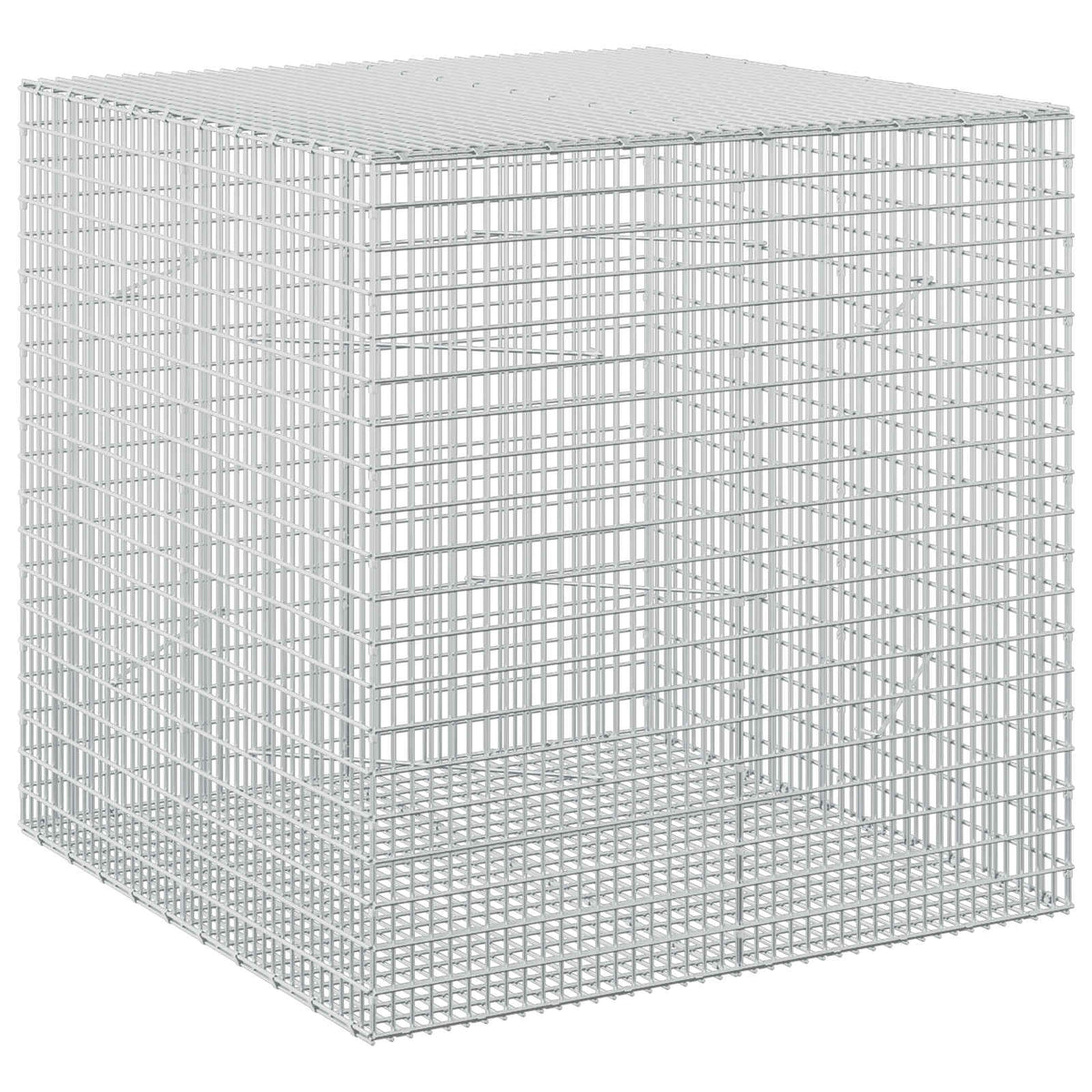 Gabion with 5 mm Wire and 5x2.5 cm Mesh 100x100x100 cm