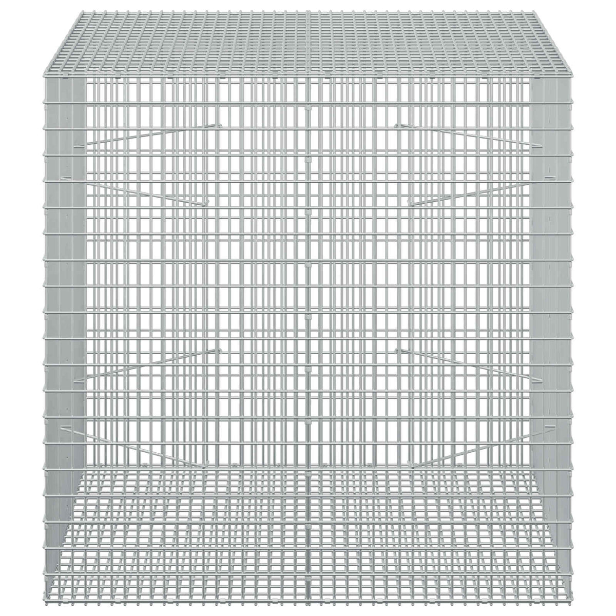 Gabion with 5 mm Wire and 5x2.5 cm Mesh 100x100x100 cm