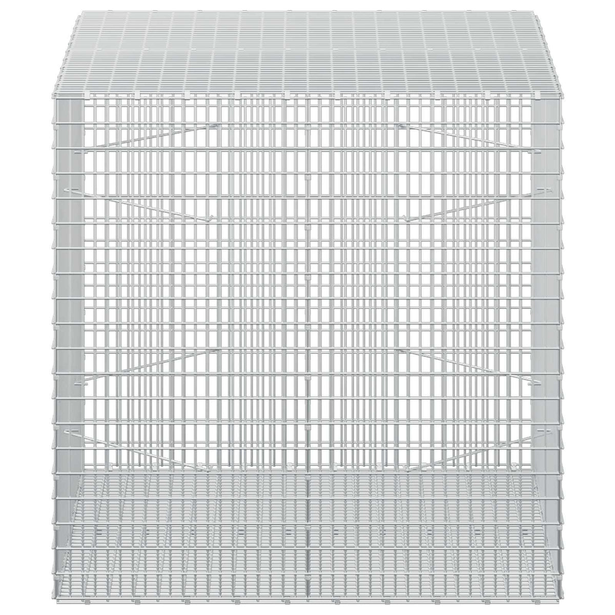 Gabion with 5 mm Wire and 5x2.5 cm Mesh 100x100x100 cm