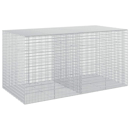 Gabion with 5 mm Wire and 5x2.5 cm Mesh 200x100x100 cm