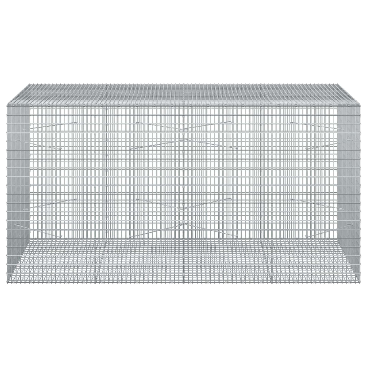 Gabion with 5 mm Wire and 5x2.5 cm Mesh 200x100x100 cm