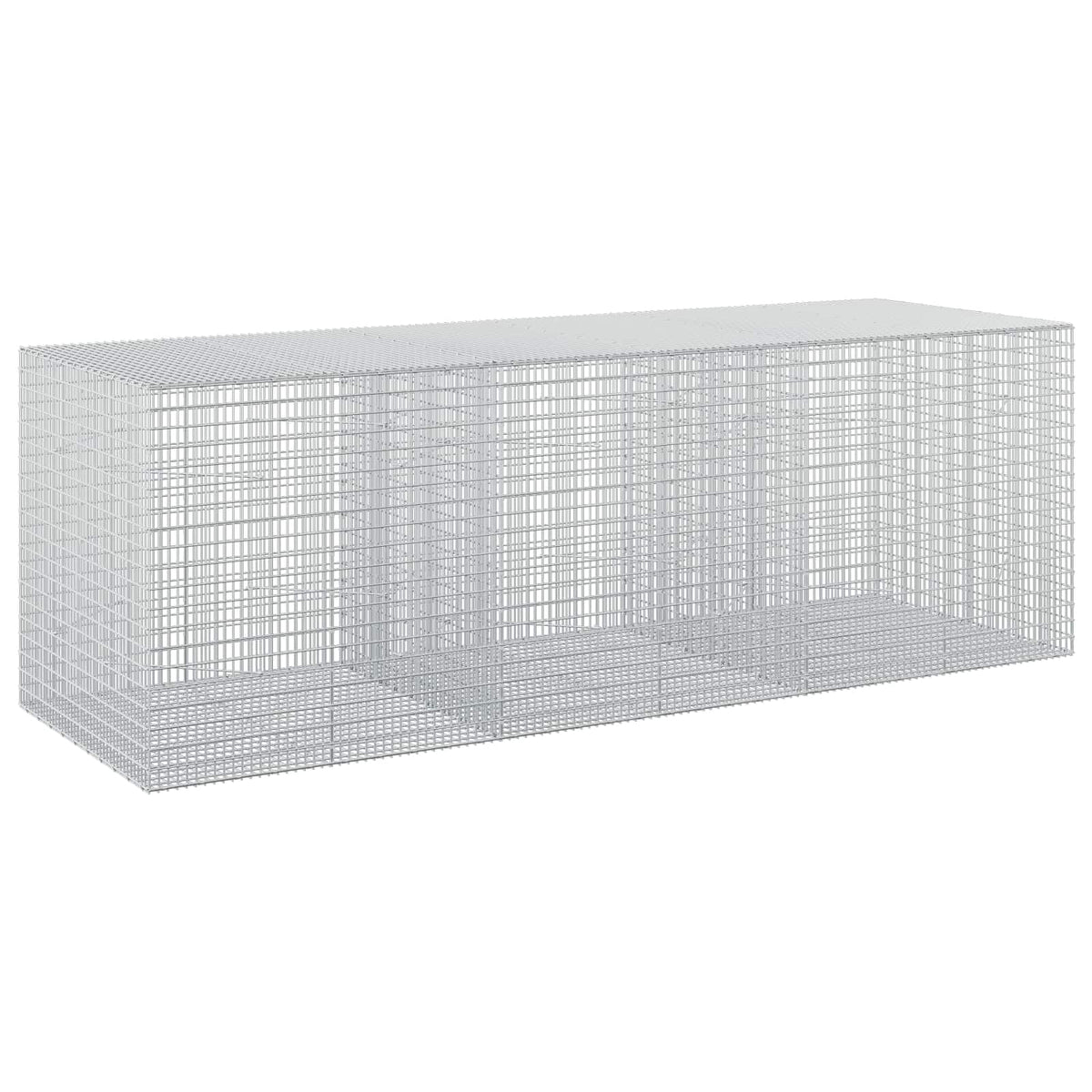 Gabion with 5 mm Wire and 5x2.5 cm Mesh 300x100x100 cm