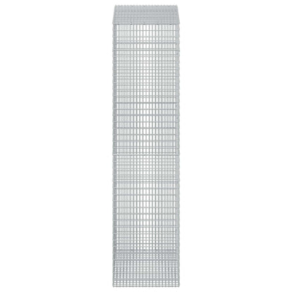 Gabion with 5 mm Wire and 5x2.5 cm Mesh 50x100x200 cm